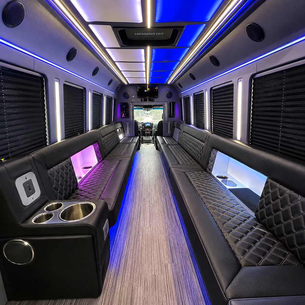 cherry hill party bus rentals inside