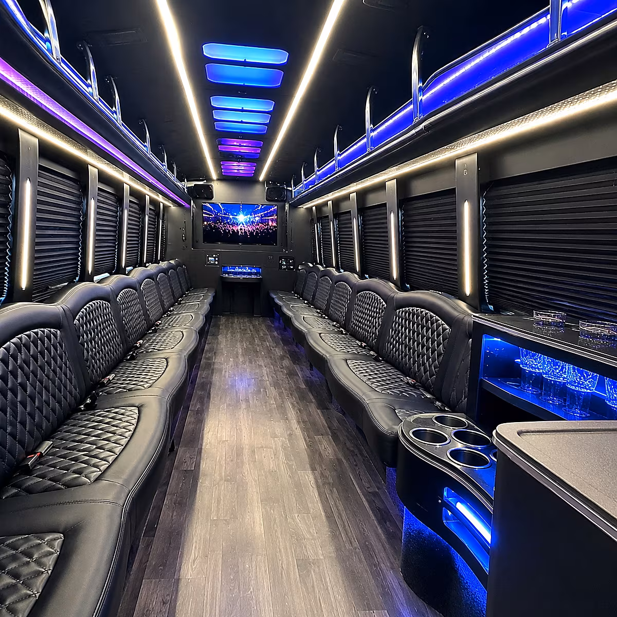 cherry hill wedding party bus rental